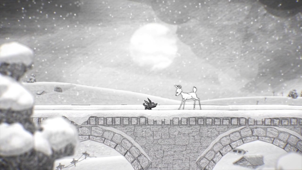 一狼一鹿暴雪求生童話《白之旅》發布劇情預告