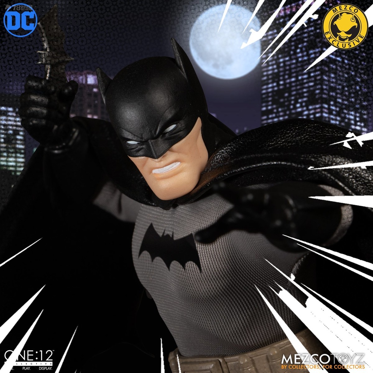 Mezco 新品 1/12集體系列 DC黃金時代 蝙蝠俠 披篷騎士版 可動人偶