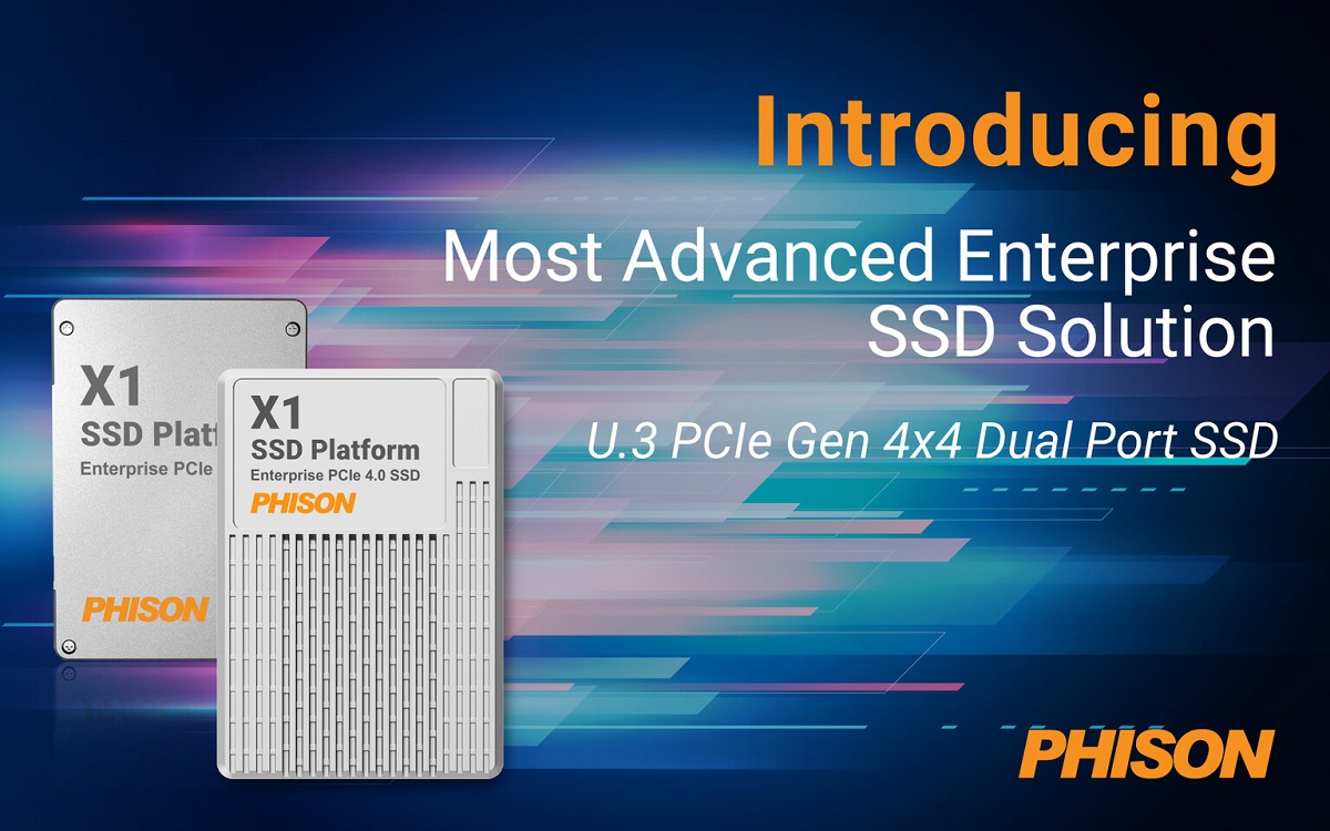 群聯電子推出X1企業級SSD平台：可客制化的PCIe 4.0 SSD解決方案