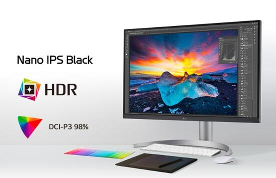 3999元 LG新款27英寸顯示器開售：搭載4K Nano IPS Black屏