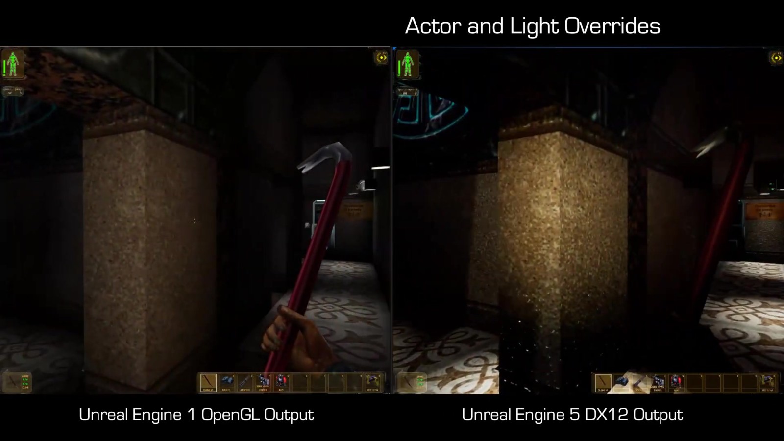 虛幻5自製《駭客入侵》HD復刻版開發視頻