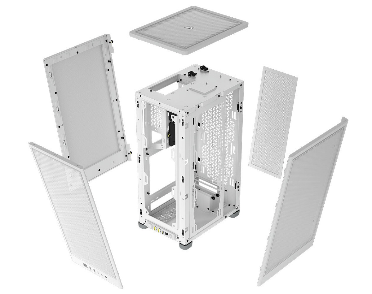 美商海盜船發布2000D系列機箱：緊湊ITX設計，多面網狀面板，可支持365mm顯卡