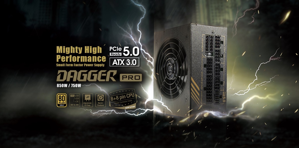 全漢發布全新DAGGER PRO系列電源：SFX規格，支持ATX 3.0，首批750/850W