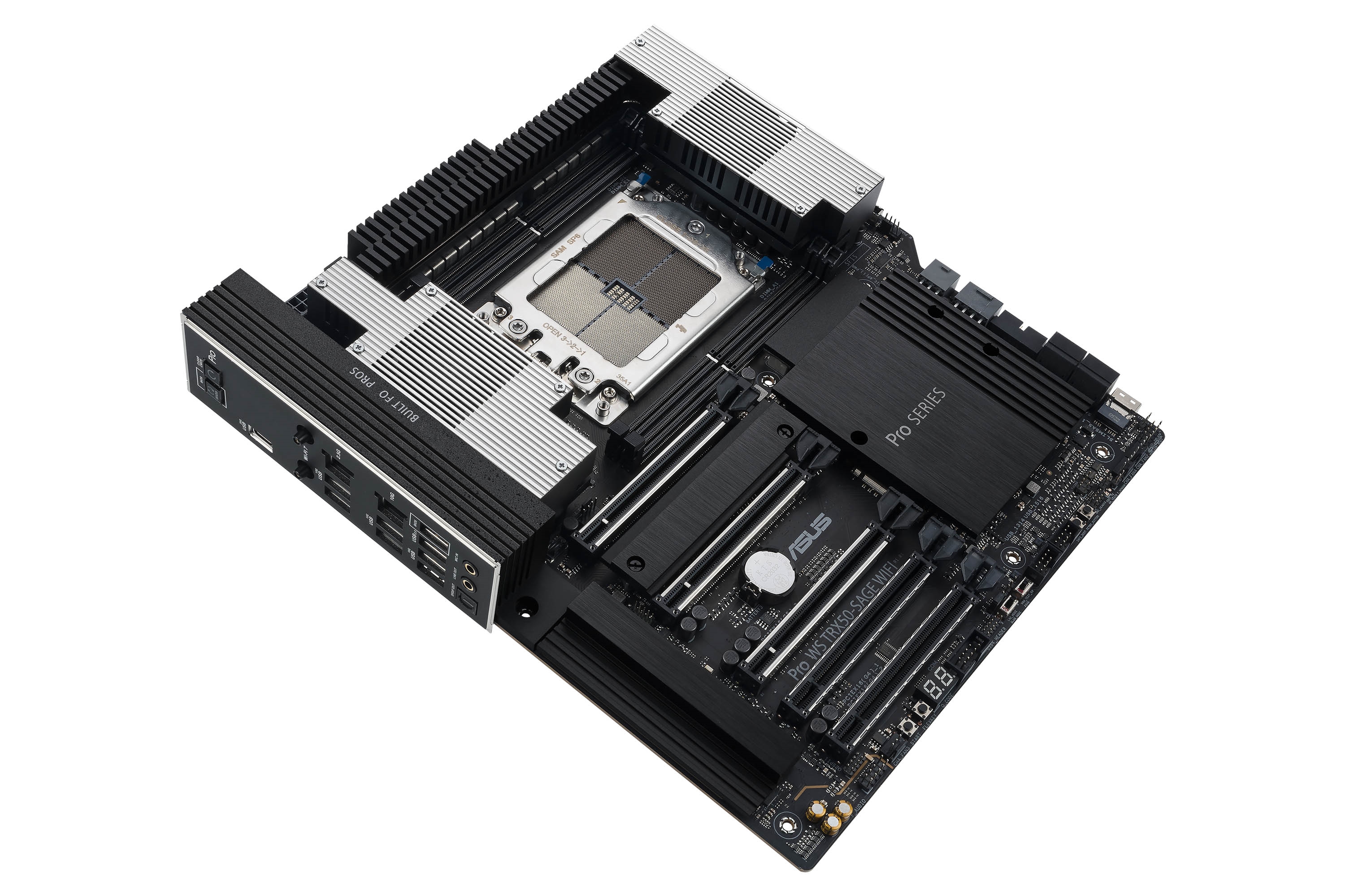 華碩發布AMD Zen4撕裂者7000主板：47相供電、雙萬兆＋千兆網卡